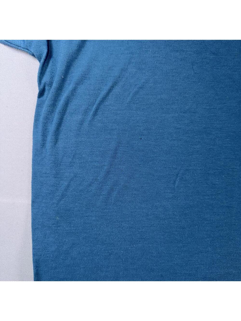 LuLaRoe Classic T Shirt Teal Blue Hi Lo Hem Short Sleeve Womens S - Picture 2 of 6